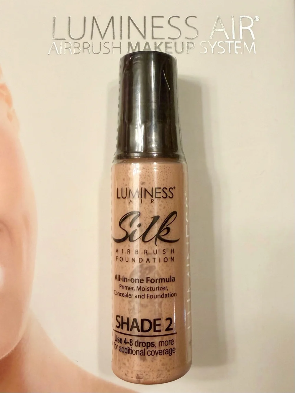 Luminess Air Silk Airbrush Foundation Shade 2 New Sealed